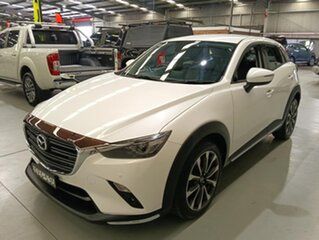 2018 Mazda CX-3 DK4W7A sTouring SKYACTIV-Drive i-ACTIV AWD White 6 Speed Sports Automatic Wagon