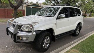 2007 Toyota Landcruiser Prado KDJ120R 07 Upgrade VX (4x4) Pearl White 5 Speed Automatic Wagon