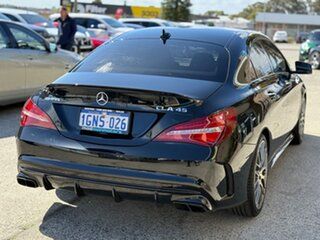 2018 Mercedes-Benz CLA-Class C117 808+058MY CLA45 AMG SPEEDSHIFT DCT 4MATIC Black 7 Speed