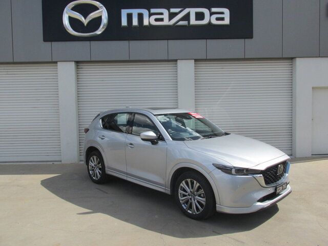 Used Mazda CX-5 KF4WLA G25 SKYACTIV-Drive i-ACTIV AWD Akera Bendigo, 2022 Mazda CX-5 KF4WLA G25 SKYACTIV-Drive i-ACTIV AWD Akera Silver 6 Speed Sports Automatic Wagon