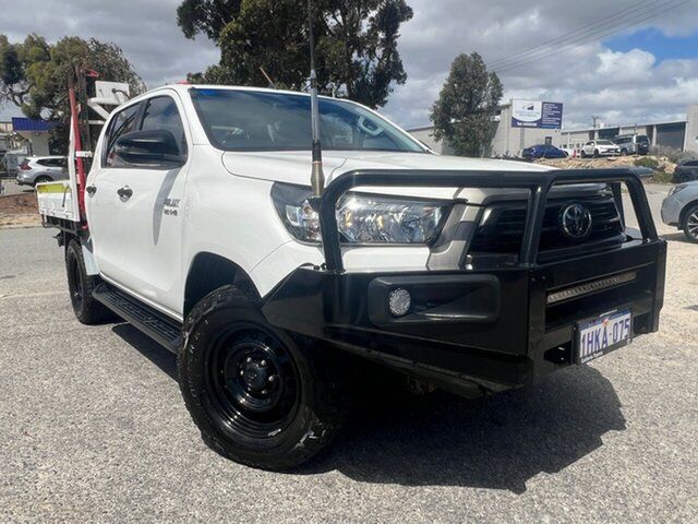 Used Toyota Hilux GUN126R SR (4x4) Wangara, 2021 Toyota Hilux GUN126R SR (4x4) White 6 Speed Manual Double Cab Chassis