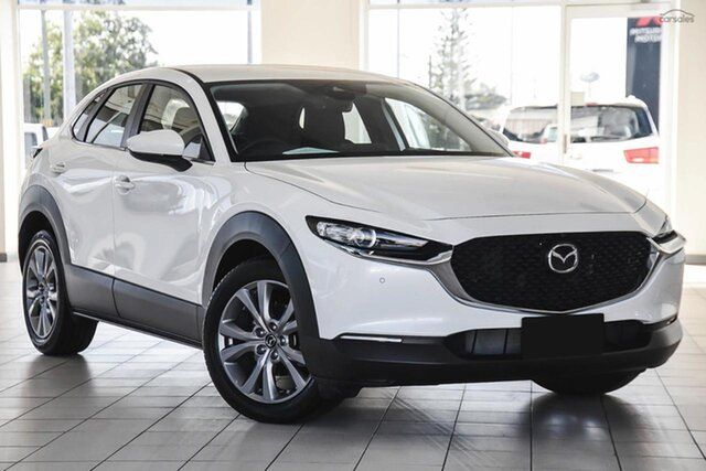 New Mazda CX-30 DM2W7A G20 SKYACTIV-Drive Evolve Bundamba, 2026 Mazda CX-30 DM2W7A G20 SKYACTIV-Drive Evolve Snowflake White Pearl 6 Speed Sports Automatic