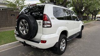 2007 Toyota Landcruiser Prado KDJ120R 07 Upgrade VX (4x4) Pearl White 5 Speed Automatic Wagon