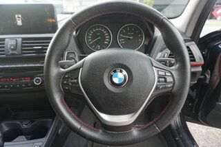 2014 BMW 1 Series F20 MY0713 118i Steptronic Black 8 Speed Sports Automatic Hatchback