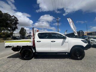 2021 Toyota Hilux GUN126R SR (4x4) White 6 Speed Manual Double Cab Chassis
