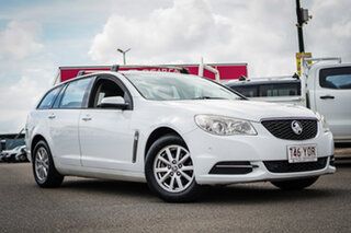 2014 Holden Commodore VF MY14 Evoke Sportwagon White 6 Speed Sports Automatic Wagon.