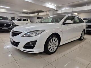 2010 Mazda 6 GH1052 MY10 Classic White 5 Speed Sports Automatic Wagon