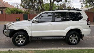 2007 Toyota Landcruiser Prado KDJ120R 07 Upgrade VX (4x4) Pearl White 5 Speed Automatic Wagon