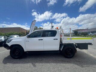 2021 Toyota Hilux GUN126R SR (4x4) White 6 Speed Manual Double Cab Chassis