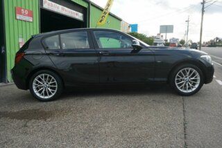 2014 BMW 1 Series F20 MY0713 118i Steptronic Black 8 Speed Sports Automatic Hatchback.