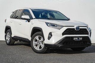 2021 Toyota RAV4 Axah52R GX 2WD White 6 Speed Constant Variable Wagon Hybrid.