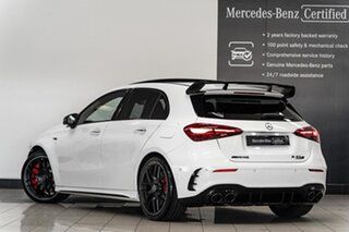 2025 Mercedes-Benz A-Class W177 805+055MY A45 AMG SPEEDSHIFT DCT 4MATIC+ S White 8 Speed.