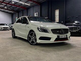 2013 Mercedes-Benz A-Class W176 A250 D-CT Sport White Sports Automatic Dual Clutch Hatchback.