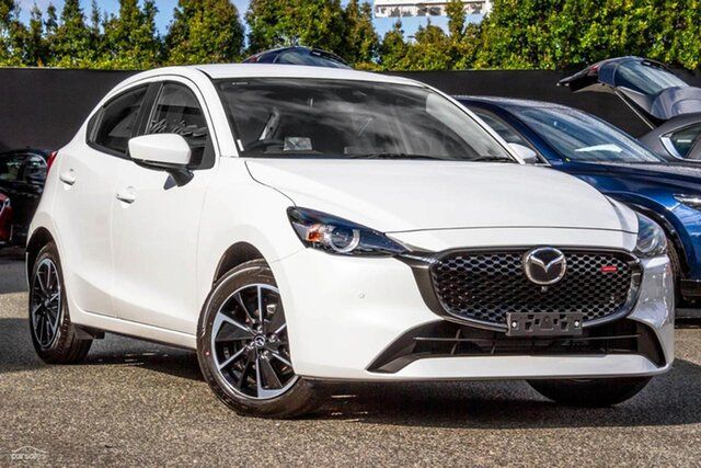 New Mazda 2 DJ2HAA G15 SKYACTIV-Drive GT Bundamba, 2026 Mazda 2 DJ2HAA G15 SKYACTIV-Drive GT Snowflake White Pearl 6 Speed Sports Automatic Hatchback