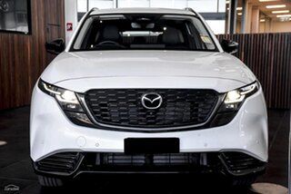 2026 Mazda CX-5 KM0HA0 G25 SKYACTIV-Drive i-ACTIV AWD Akera Rhodium White 6 Speed Sports Automatic.