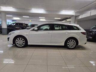 2010 Mazda 6 GH1052 MY10 Classic White 5 Speed Sports Automatic Wagon