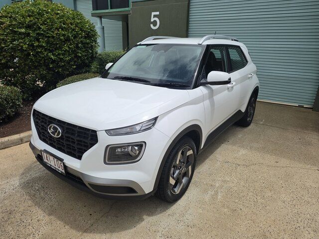 Used Hyundai Venue Qx.v5 MY24 Active Toowoomba, 2023 Hyundai Venue Qx.v5 MY24 Active White 6 Speed Automatic Wagon