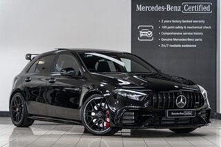 2025 Mercedes-Benz A-Class W177 805+055MY A45 AMG SPEEDSHIFT DCT 4MATIC+ S Black 8 Speed.