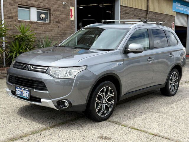 Used Mitsubishi Outlander ZJ MY14.5 PHEV AWD Wangara, 2014 Mitsubishi Outlander ZJ MY14.5 PHEV AWD Grey 1 Speed Automatic Wagon Hybrid