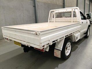 2015 Toyota Hilux KUN26R MY14 SR White 5 Speed Manual Cab Chassis.