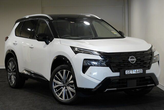 Demo Nissan X-Trail T33 MY26 Ti-L 2WD e-POWER Alexandria, 2026 Nissan X-Trail T33 MY26 Ti-L 2WD e-POWER Everest White / Blac 1 Speed Automatic Wagon Hybrid