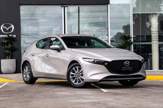 New Mazda 3 BP2H7A G20 SKYACTIV-Drive Pure Kirrawee, 2026 Mazda 3 BP2H7A G20 SKYACTIV-Drive Pure Platinum Quartz 6 Speed Sports Automatic Hatchback