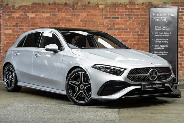 Used Mercedes-Benz A-Class W177 805+055MY A250 DCT 4MATIC Keysborough, 2025 Mercedes-Benz A-Class W177 805+055MY A250 DCT 4MATIC Silver 8 Speed