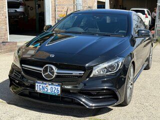 2018 Mercedes-Benz CLA-Class C117 808+058MY CLA45 AMG SPEEDSHIFT DCT 4MATIC Black 7 Speed.