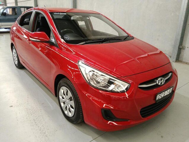 Used Hyundai Accent RB2 MY15 Active Maryville, 2014 Hyundai Accent RB2 MY15 Active Red 4 Speed Sports Automatic Sedan