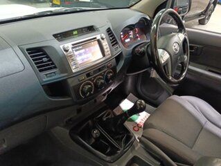 2015 Toyota Hilux KUN26R MY14 SR White 5 Speed Manual Cab Chassis