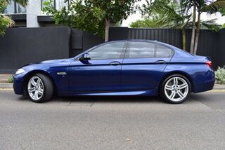 2016 BMW 5 Series F10 LCI 528i Steptronic M Sport Blue 8 Speed Sports Automatic Sedan.