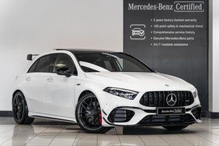 2025 Mercedes-Benz A-Class W177 805+055MY A45 AMG SPEEDSHIFT DCT 4MATIC+ S White 8 Speed.