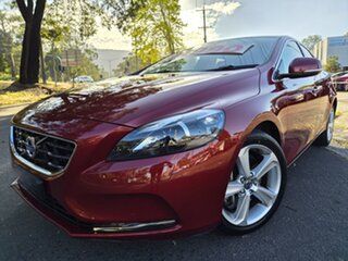2014 Volvo V40 M Series MY14 D4 Adap Geartronic Luxury Burgundy 6 Speed Sports Automatic Hatchback