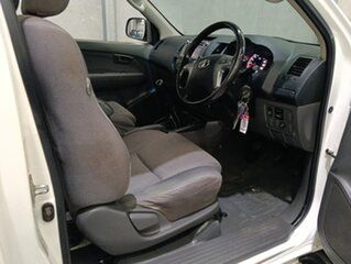 2015 Toyota Hilux KUN26R MY14 SR White 5 Speed Manual Cab Chassis