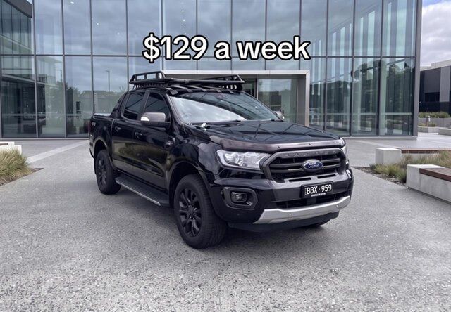 Used Ford Ranger PX MkIII 2019.00MY Wildtrak South Melbourne, 2019 Ford Ranger PX MkIII 2019.00MY Wildtrak Black 10 Speed Sports Automatic Dual Cab