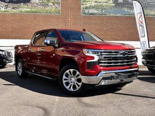 2026 Chevrolet Silverado T1 MY26i 1500 LTZ Premium Pickup Crew Cab W/Tech Pack Radiant Red 10 Speed.