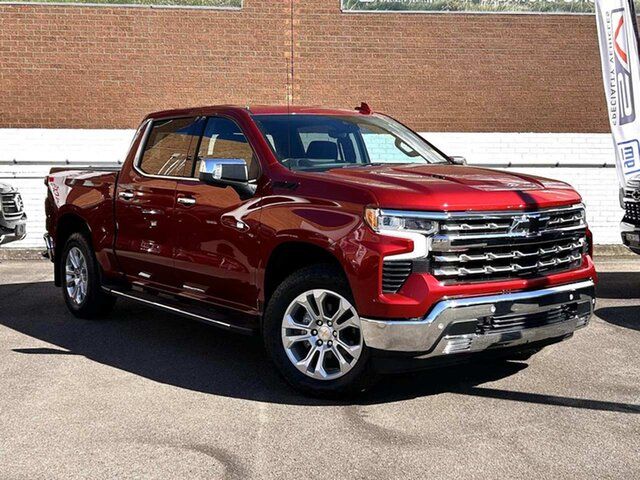 New Chevrolet Silverado T1 MY26i 1500 LTZ Premium Pickup Crew Cab W/Tech Pack Brookvale, 2026 Chevrolet Silverado T1 MY26i 1500 LTZ Premium Pickup Crew Cab W/Tech Pack Radiant Red 10 Speed