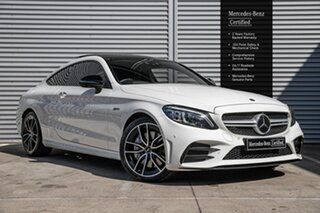 2019 Mercedes-Benz C-Class C205 809MY C43 AMG 9G-Tronic 4MATIC White 9 Speed Sports Automatic Coupe.