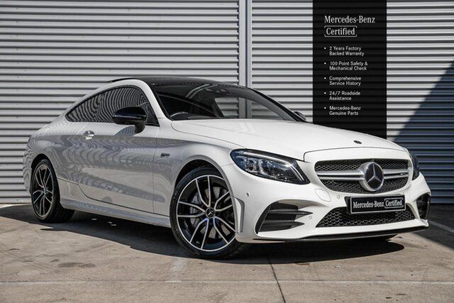 Used Mercedes-Benz C-Class C205 809MY C43 AMG 9G-Tronic 4MATIC Mornington, 2019 Mercedes-Benz C-Class C205 809MY C43 AMG 9G-Tronic 4MATIC White 9 Speed Sports Automatic Coupe