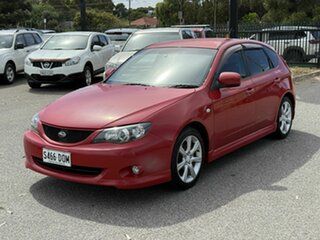 2008 Subaru Impreza G3 MY08 RS AWD Red 5 Speed Manual Hatchback.