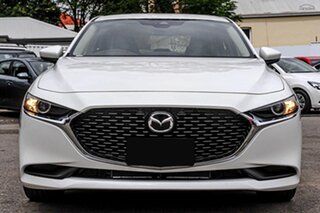 2026 Mazda 3 BP2S7A G20 SKYACTIV-Drive Evolve Snowflake White Pearl 6 Speed Sports Automatic Sedan.