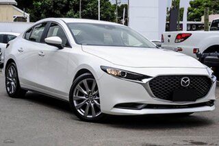 2026 Mazda 3 BP2S7A G20 SKYACTIV-Drive Evolve Snowflake White Pearl 6 Speed Sports Automatic Sedan.