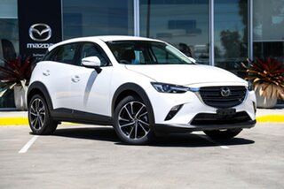 2026 Mazda CX-3 DK2W7A G20 SKYACTIV-Drive FWD Evolve Snowflake White Pearl 6 Speed Sports Automatic.