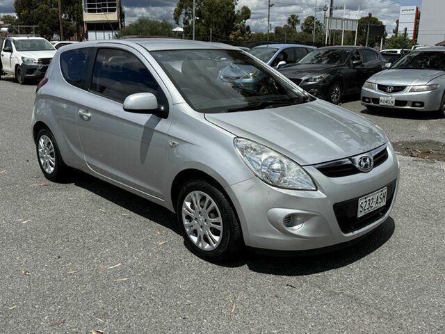 Used Hyundai i20 PB MY11 Active Gepps Cross, 2011 Hyundai i20 PB MY11 Active Silver 5 Speed Manual Hatchback