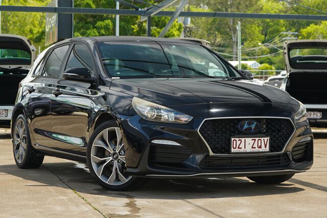 Used Hyundai i30 PD.3 MY20 N Line D-CT Bundamba, 2019 Hyundai i30 PD.3 MY20 N Line D-CT Black 7 Speed Sports Automatic Dual Clutch Hatchback