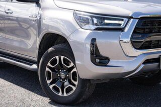2022 Toyota Hilux GUN126R SR5 Double Cab Silver 6 Speed Sports Automatic Cab Chassis.