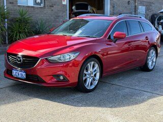 2014 Mazda 6 GJ1021 GT SKYACTIV-Drive Red 6 Speed Sports Automatic Wagon.