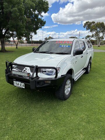Used Mitsubishi Triton MN MY12 GL-R (4x4) Loxton, 2012 Mitsubishi Triton MN MY12 GL-R (4x4) White 5 Speed Manual Double Cab Utility
