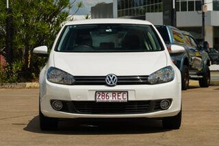 2010 Volkswagen Golf VI MY10 118TSI DSG Comfortline White 7 Speed Sports Automatic Dual Clutch
