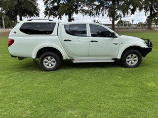 2012 Mitsubishi Triton MN MY12 GL-R (4x4) White 5 Speed Manual Double Cab Utility